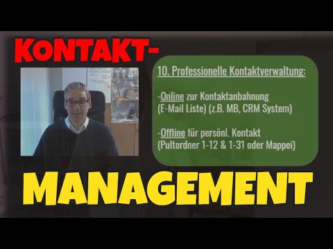 Kontakt Management im Network Marketing - Kontaktmanagement einfach und kostenlos...