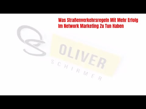 #1 Was Straßenverkehrsregeln Mit Mehr Erfolg Im Network Marketing Zu Tun Haben