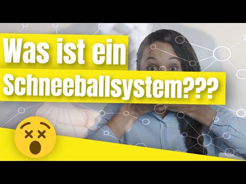 Was ist ein Schneeballsystem❓ Ponzisystem-Pyramidensystem-Schneeballsystem erklärt