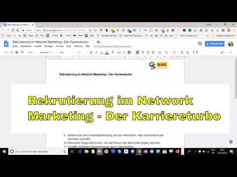 Rekrutierung im Network Marketing - Der Karriereturbo