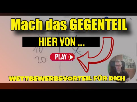 Mach genau das GEGENTEIL hiervon... Folge ist gleich Wettbewerbsvorteil plus nie mehr Sommerloch