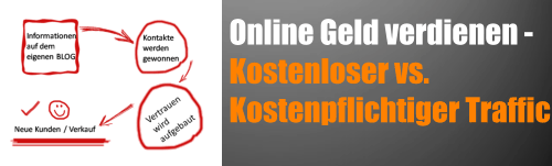 Online Geld verdienen – Kostenloser vs. Kostenpflichtiger Traffic