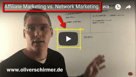 affiliate marketing vs. network marketing