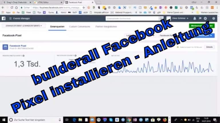 builderall facebook pixel installieren