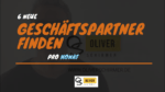 Geschäftspartner finden