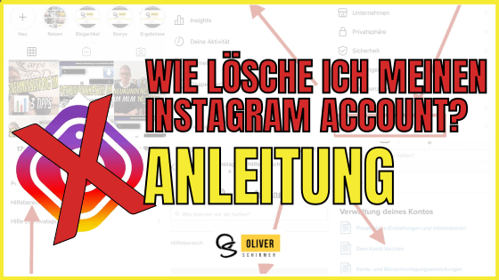 wie lösche ich meinen instagram account