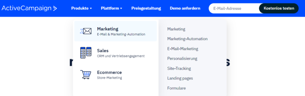 ActiveCampaign funktionen